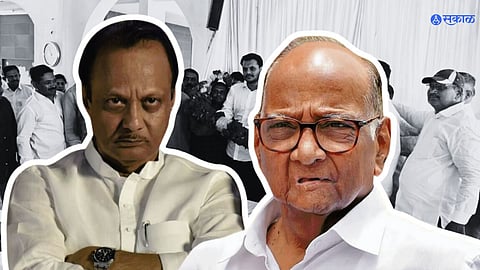  सत्ता आल्यावर सामान्यांचा  पोटा पाण्याचा प्रश्न.. शरद पवारांनी अजित पवारांना फटकारले