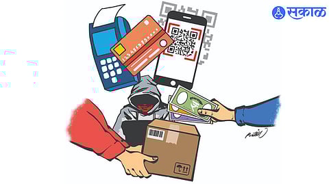 cyber crime fraud parcel e commerce digital payment 