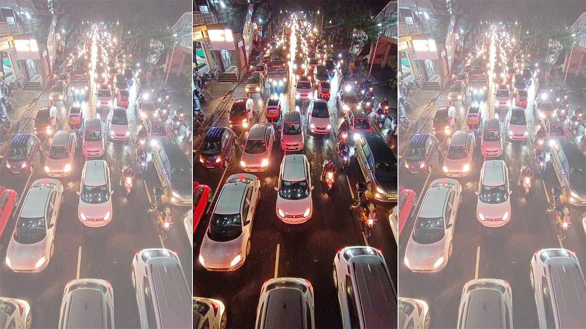 Pune Traffic : पुणे शहरातील वाहतूक कोलमडली; नागरिकांचे हाल pune city ...