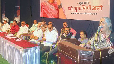 Marxist Communist Party leader Subhashini Ali