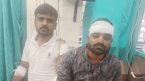 Two Devotees Injured