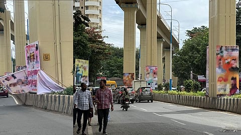 illegal flex in kothrud area