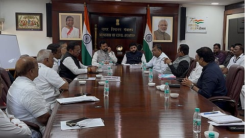 Meeting at Union Ministry of Civil Aviation