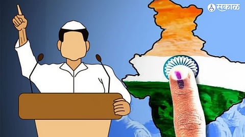 Election officials outlining the moral code of conduct for candidates in the Maharashtra Assembly Election.