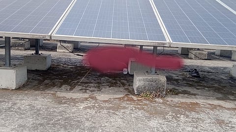 Patel hospital Terrace Dead Body Found