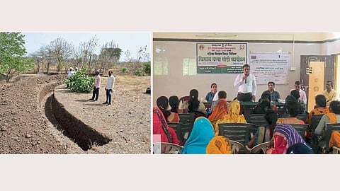 Nandurbar District Excavated grooves