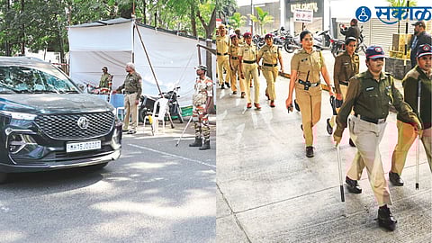 Squad Blockade, Police patrols on Monday.