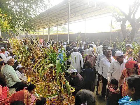 धामणीत पाचनामाच्या जागरणाने फुलला परिसर