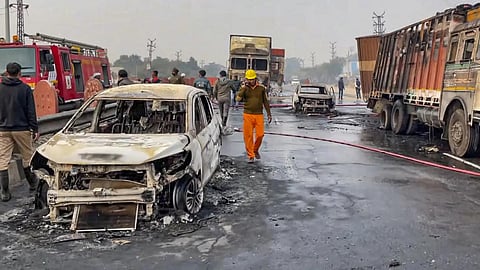 गॅस टँकर दुर्घटनेतील मृतांचा आकडा  पोहचला 17 वर, दोघांची 6 दिवस मृत्यूशी झुंज अपयशी