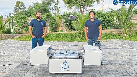 Drone docking station created by young researchers of Nashik.