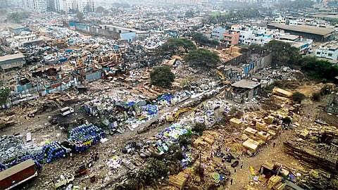 Municipal Corporation Demolishes 600 plus Illegal Constructions in chikhali