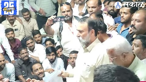 Sanjivraj speaks to the media after inquiry, stating no further explanation is necessary regarding the current situation.