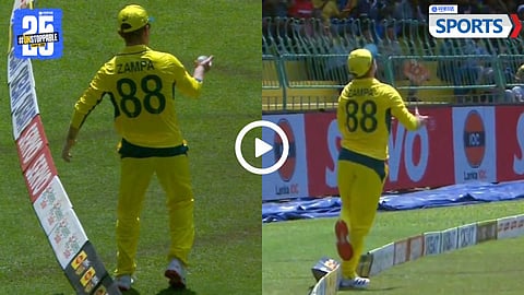 Adam Zampa catch
