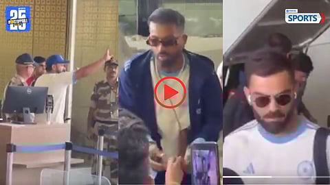 Team Indian at airport