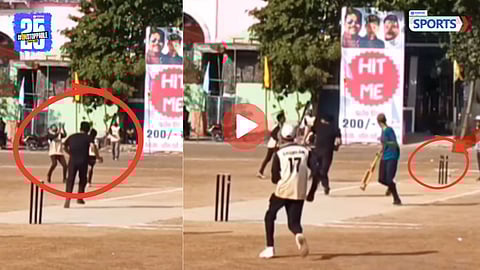 cricket run out video viral
