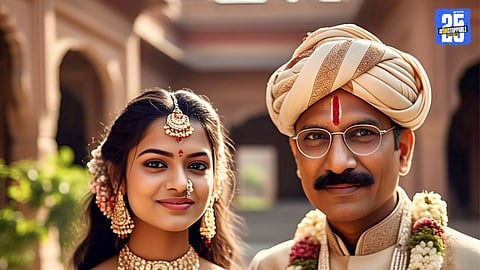 Surprising Love Story : अजब प्रेमकहाणी !  १८ वर्षांची नवरी, ५० वर्षांचा नवरदेव, दोघांनी गुपचूप केलं लग्न पण... 