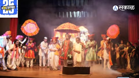 Special children from Anandban planting seeds of happiness during the Shiv Rajyabhishek ceremony in Satara, a beautiful tribute to Shivaji Maharaj’s legacy.