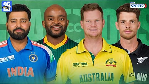 champions Trophy Semifinal qualified teams