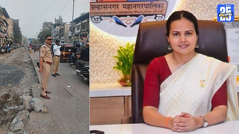 Ulhasnagar Road Digging