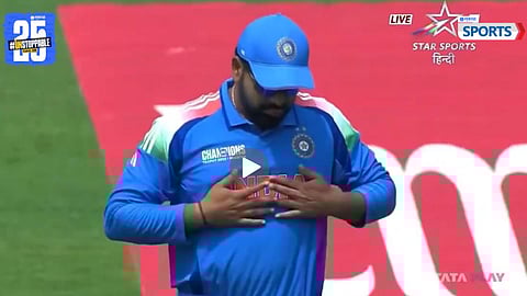 Rohit Sharma’s Emotional Moment Before First Ball