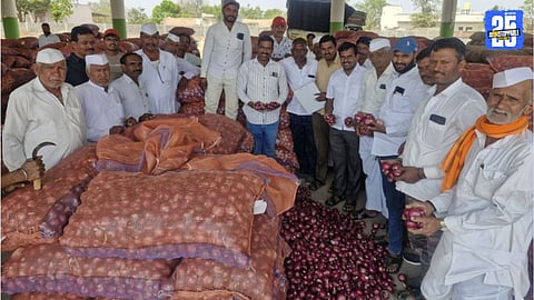 manchar apmc market onion