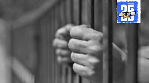 Scene of the crime where the youth was beaten to death over a suspected affair with his cousin.