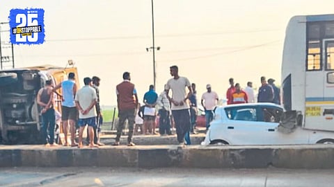 Kini Toll Plaza Accident