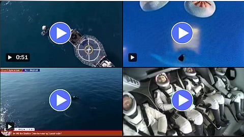 Sunita Williams Return to earth Videos