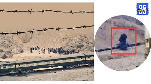 Baloch Rebel attack on railway