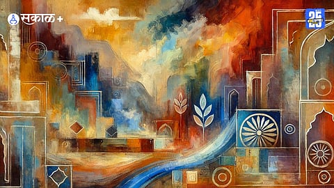 Abstract Indian Art 