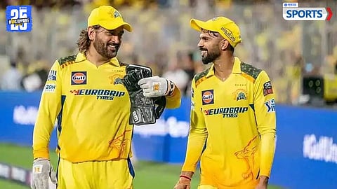 MS Dhoni and Ruturaj Gaikwad