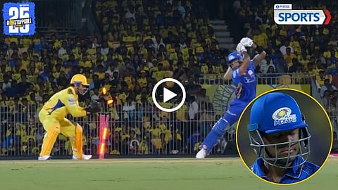 MS Dhoni Stumped Suryakumar Yadav