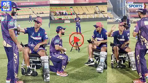 Ajinkya Rahane and Rahul Dravid Imotional Meet Up 