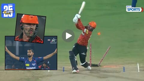 PRINCE YADAV FROM DELHI CLEANS UP TRAVIS HEAD 