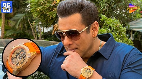 Salman Khan Wears Ram Mandir Replica Watch