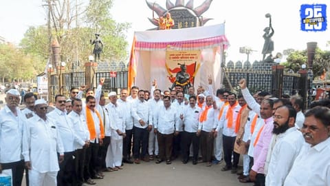 Prominent Thackeray Sena leaders from Ahilyanagar taluka joining the Shinde group, signaling a major political change in the region.