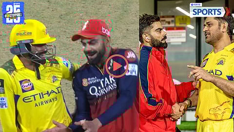 Virat Kohli With Ravindra Jadeja and MS Dhoni | RCB vs CSK | IPL 2025