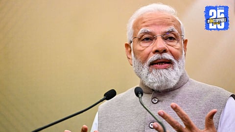 PM Modi addresses the nation, emphasizing RSS’s contributions, healthcare improvements, and India’s journey towards self-reliance