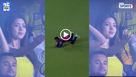 MS Dhoni Fan Girl Reaction Viral