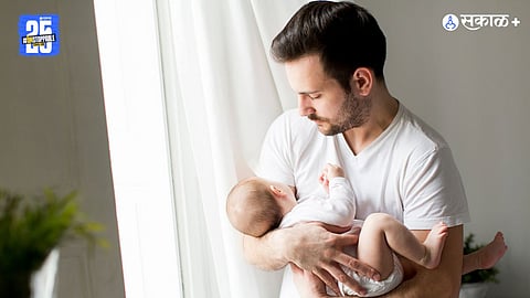 single father child care leave
