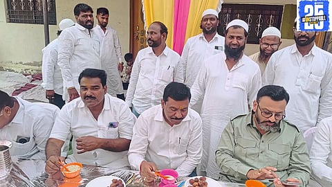"MLA Patil applauds the Muslim community for upholding secularism and calls for others to follow the example of peace and unity."