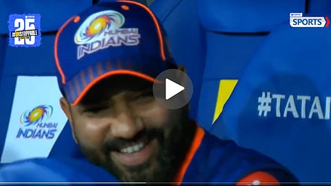 ROHIT SHARMA LAUGHING 
