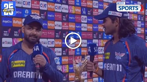 Rishabh Pant Turns Translator for Digvesh Rathi 