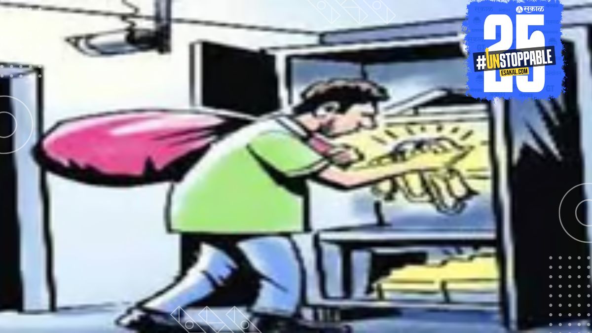 Scene of burglary in Kanhergaon where gold jewellery worth ₹8.5 lakh was stolen in broad daylight.