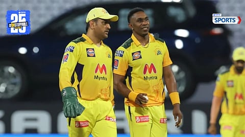 MS Dhoni DJ Bravo