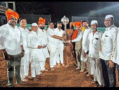 पाईट येथील कुस्तीचा आखाडा मल्लांनी गाजवला