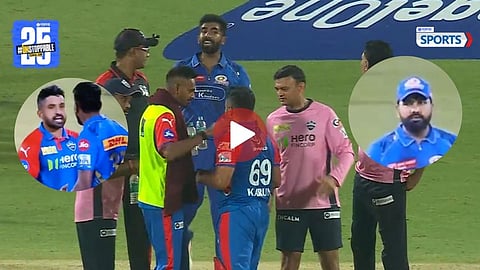 KARUN NAIR AND JASPRIT BUMRAH HEATED MOMENT 