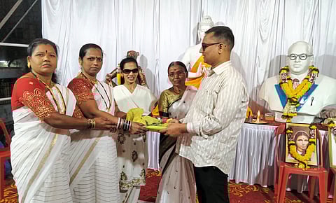 तळेगावात संविधान भूमी स्मारकात डॉ. आंबेडकर जयंती उत्साहात