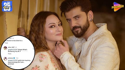 Sonakshi Sinha's response to divorce trolls