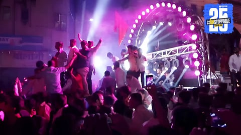 Satara streets tense as police patrol amid rising public anger and calls for justice.